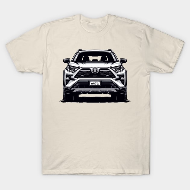 Toyota RAV4 T-Shirt by Vehicles-Art